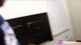 hot flat chested meggan powers gets her tight twat drilled