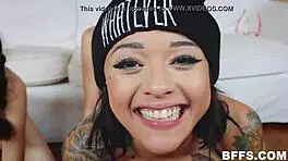 Girls love getting facials from bffs 😍. Teen latinas enjoy it too!