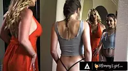 pervert milf rachael cavalli spends quality time with teen neighbor laney grey?