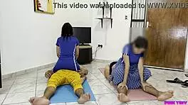 Esposas at Erotic Massage Salon for Cuckolds with Latina Teen 18+