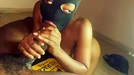 MANDIGO GETS HUGE COCK SUCKED BY WET CAMEL TOE PUSSY!