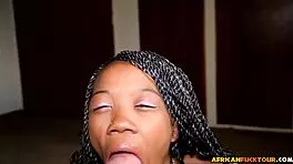 Girl, how do you handle that intense blowjob with cum everywhere?