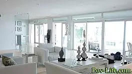 Brunette Teen Pussy Pounded Hard By Monster Cock In Pov