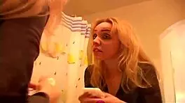 chasity gives a close-up performance