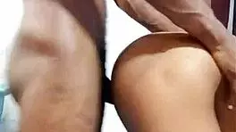 Little African Teen Slut Bends Over for Intense Doggy Style Fucking