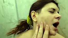 Teen Gets Attention in the Mouth in an Amateur Video, Sorry I Couldn't Make It Sit Still