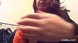 Stellar Czech woman seduced in supermarket encounter