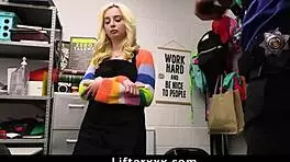 lexi lore gets punished with doggystyle at work