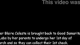 Blaire Celeste Humiliated as Guinea Pig in Doctor Tampa's Asian Exam Reality