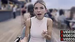 Girl's Exciting Bucharest Taxi Pickup and Outdoor Dinner