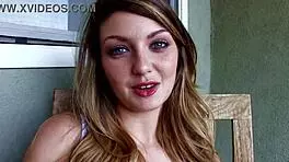 Staci Silverstone 19 YO Swallows Huge Load After POV Blowjob