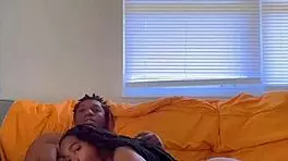 I'm a hot ebony teen 18+ loving this big black cock ride. Sucking and cowgirl feels so damn good!