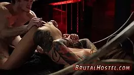 why is this tiny 18+ girl getting rough fucked by tourists?