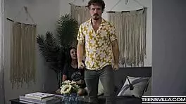 I can’t resist blowing Seth Gamble and Chanel Camryn in this wild scene