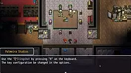 Cute naked fairy stuck in prison key hole.