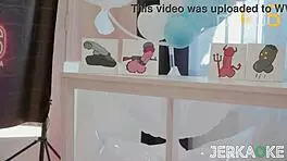 Jerkaoke Busty Babe Lauren Phillips Titty Fucks Gia Derza