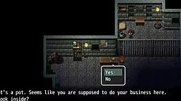 Cute naked fairy stuck in prison key hole.