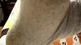 Homemade video featuring unusual foot details