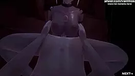 hot anime elf teen 18+ gets titjob after face sitting pussy?