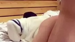 sister's sexy ass riding brother in doggystyle bareback