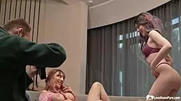 Hey elves, ready to get pounded hard in this wild threesome?