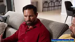 Stepdaughters Jc Wilds And Molly Little 18+ Caught Kissing And Licking In Bathroom With Father-In-Law