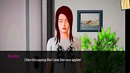 In my new family, the teen girl explores erotic 3D adventures