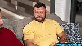 Stepdaughters Jc Wilds And Molly Little 18+ Caught Kissing And Licking In Bathroom With Father-In-Law