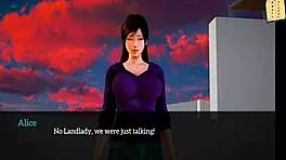 In my new family, the teen girl explores erotic 3D adventures