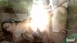 Latina amateur anal creampie with monster cock.