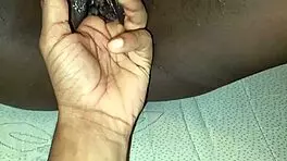 first sex then cleanup in bedroom with big cock