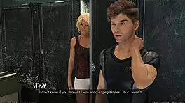 my first kiss with redhead haylee in space