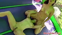 watch these sweet lez teens in bikinis toy and lick pussies with vibrators 😘