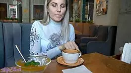 嘿Letty Black，在拥挤咖啡厅感受遥控跳蛋？