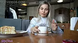 嘿Letty Black，在拥挤咖啡厅感受遥控跳蛋？