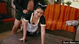 Innocent Maid Gets Pounded By Her Boss