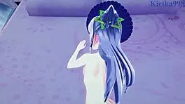 Why is Murasaki Shion having intense sex in hentai?