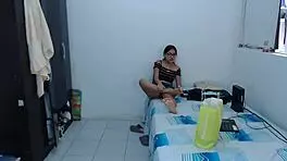 my husband came on my stepsister's heels and made her lick them clean, then we sucked her toes