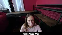 Smallsis4k pervy stepsister gives stepbro blowjob jealous of bestfriend
