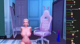 Streamer forgets stream for anal sex