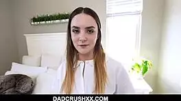 18yo Kinsley Kane practices naughty moves with stepdad in POV. What a taboo thrill!