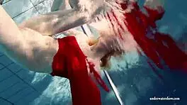 Russian teen 18+ie lucie says, Go underwater swimming?