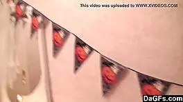 Sexy Caribbean Pirate Girl Feels Excited Stripping For The Webcam