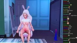 Streamer forgets stream for anal sex