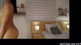 Hot busty asian teen on webcam