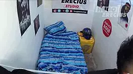 My neighbor sneaks out for a quick creampie