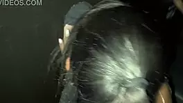 Novinha swings with two guys then fucks on street with cuckold