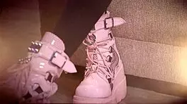 Chanel Skye takes monster cock deep in her throat, spewing everywhere.