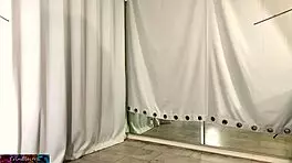 Chubby xxx model fucks photographer on set with monster cock and cum in mouth!