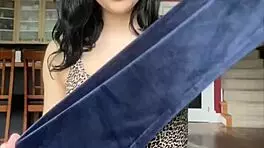 Babe unboxes and tries on juicy couture velour tracksuit